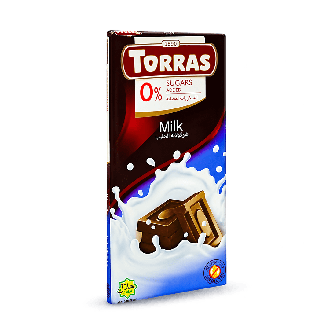 TORRAS S F MILK CHOCOLATE 75G