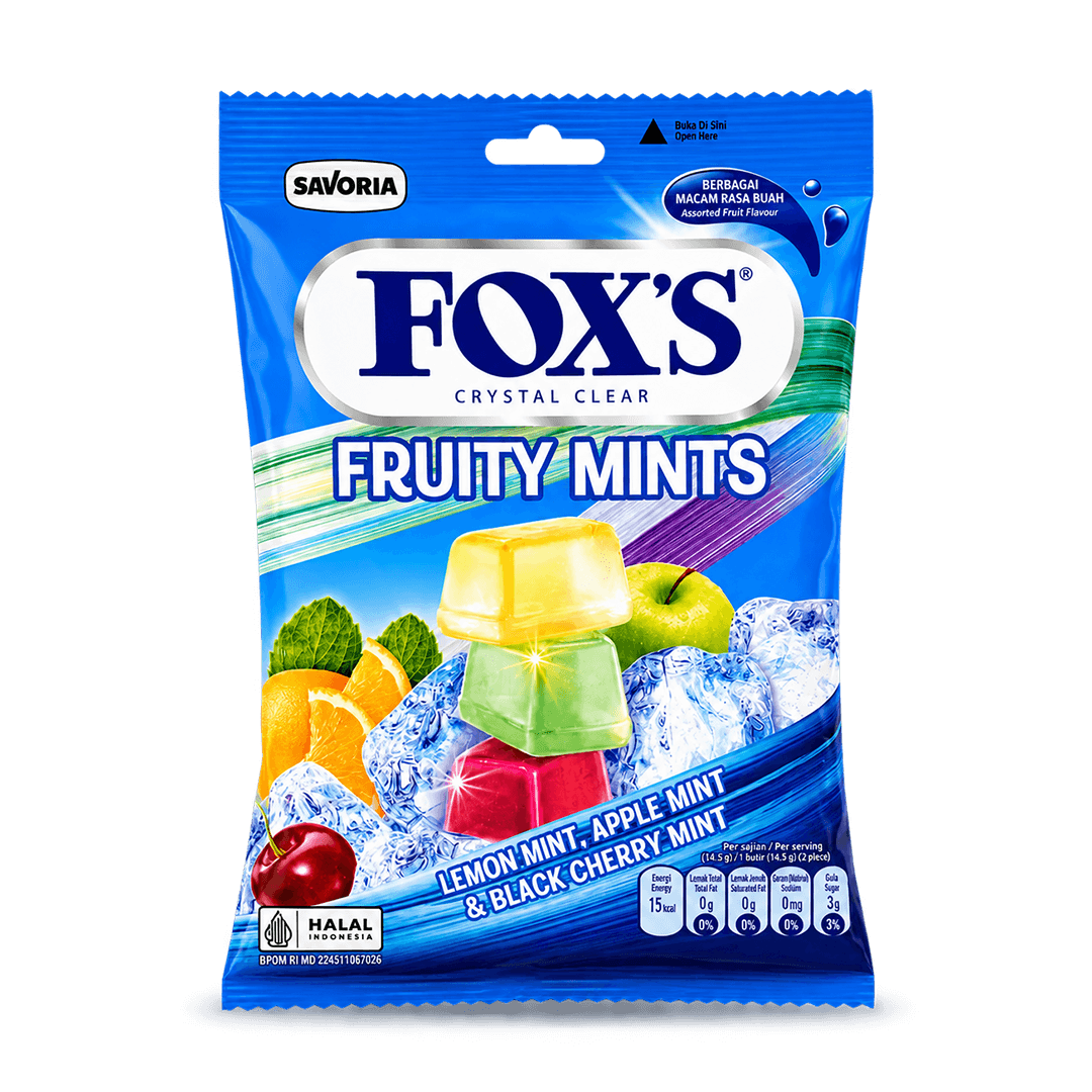 FOXS FRUITTY MINTS 90G