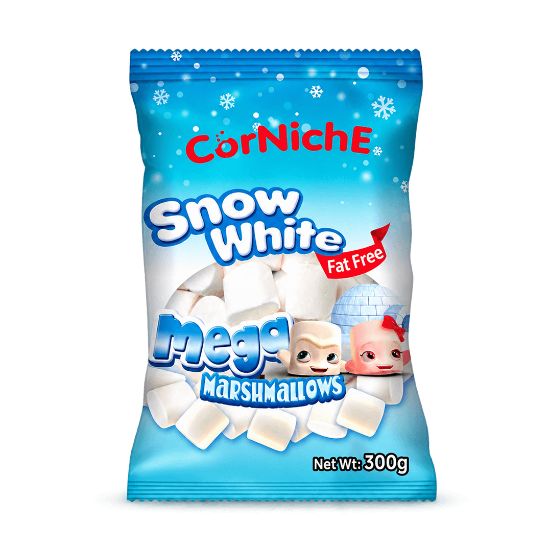 CORNICHE SNOW WHITE MEGA MARSHMALLOW 300G