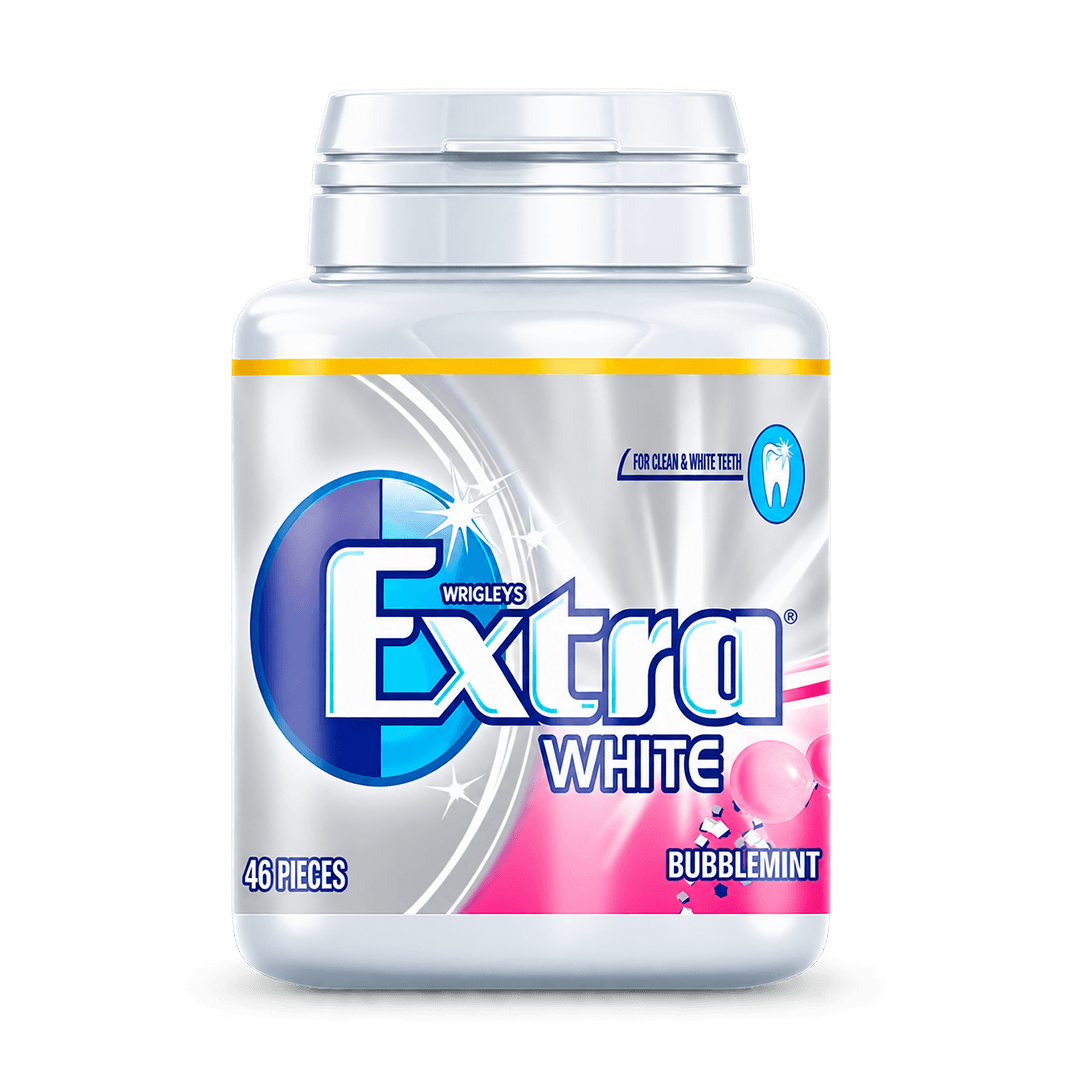 WRIGLEYS EXTERA BUBBLE MINT 46PCS JAR 64G