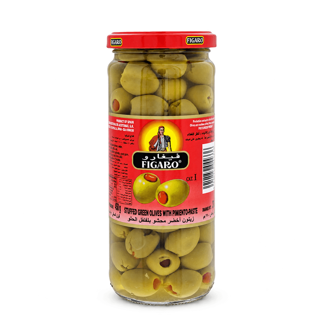 FIGARO GREEN SLICE OLIVES 230G